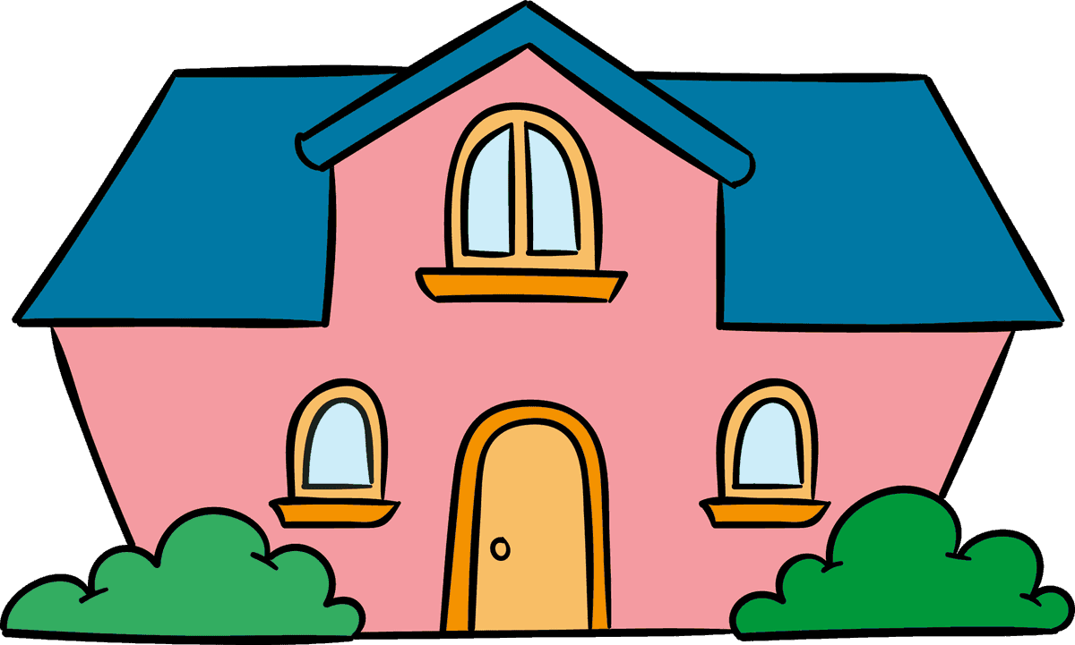 collection hand drawn beautiful houses in a charming, whimsical style for cozy decorations