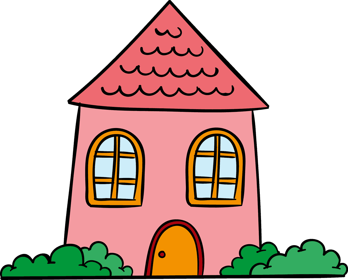 collection hand drawn beautiful houses for charming children's book illustrations and home decor