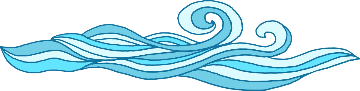 collection hand drawn waves for soothing backgrounds and creative projects