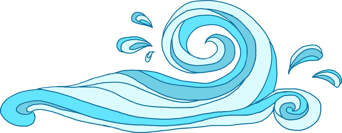 collection hand drawn waves for creative projects and ocean-themed artworks