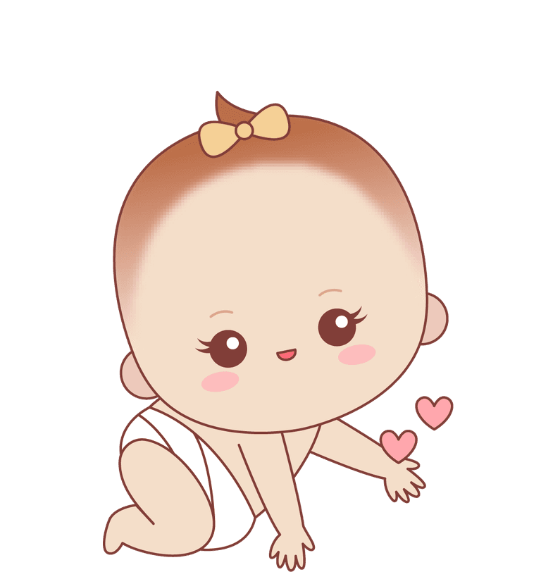 collection kawaii japanese babies with adorable expressions for fun stickers and illustrations