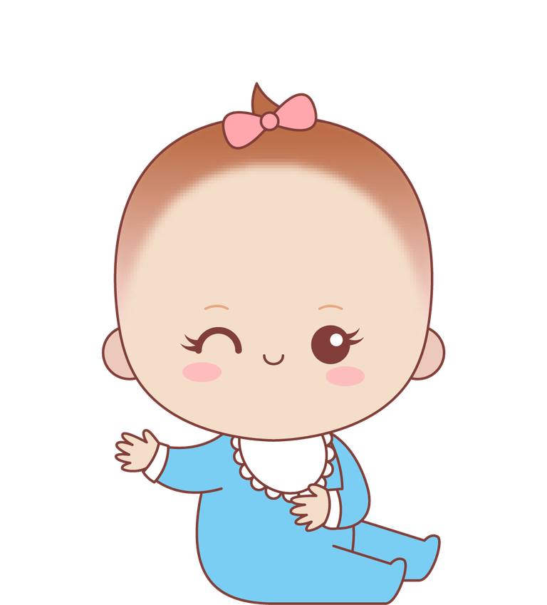 collection kawaii japanese babies featuring adorable cheerful infants for playful designs