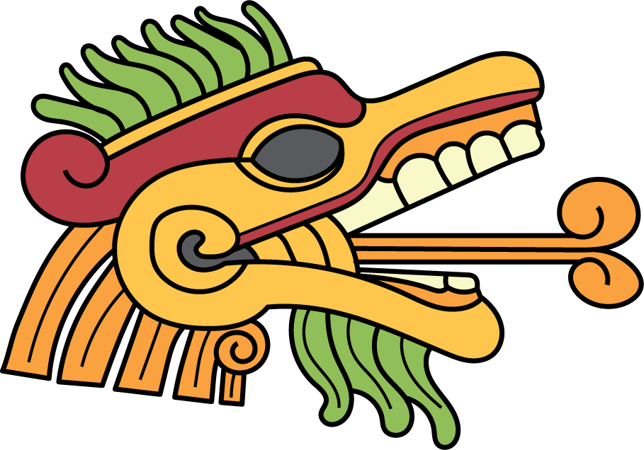 collection of quetzalcoatl doodle featuring vibrant colors and intricate patterns for decorative use