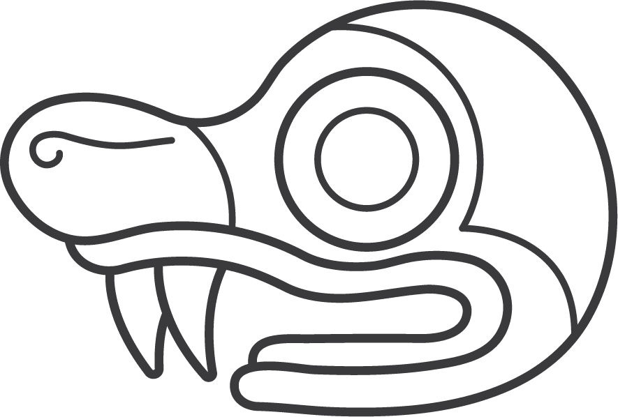 collection of quetzalcoatl doodle
