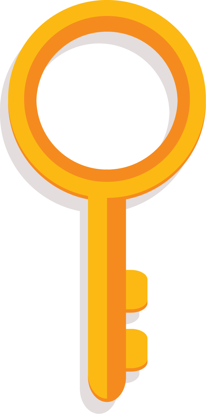collection silver golden keys icon for unlocking opportunities in various applications