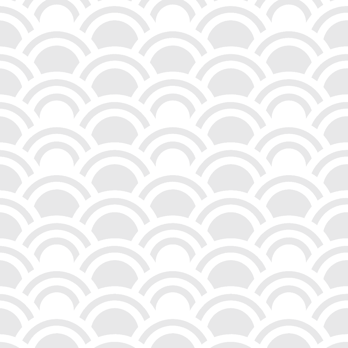 collection simple pattern vectors illustration of stylish overlapping semi-circle motifs