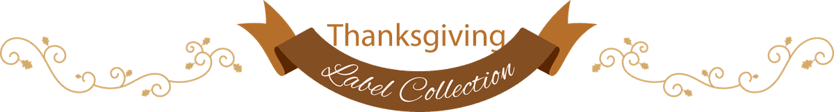 collection thanksgiving vintage badges