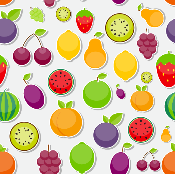 collection top seamless pattern backgrounds featuring colorful fruit illustrations for vibrant projects