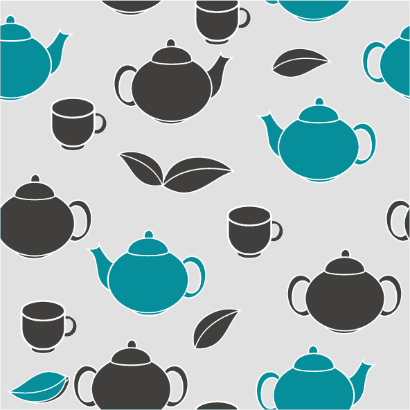 collection top seamless pattern backgrounds featuring teapots and leaves for stylish decor