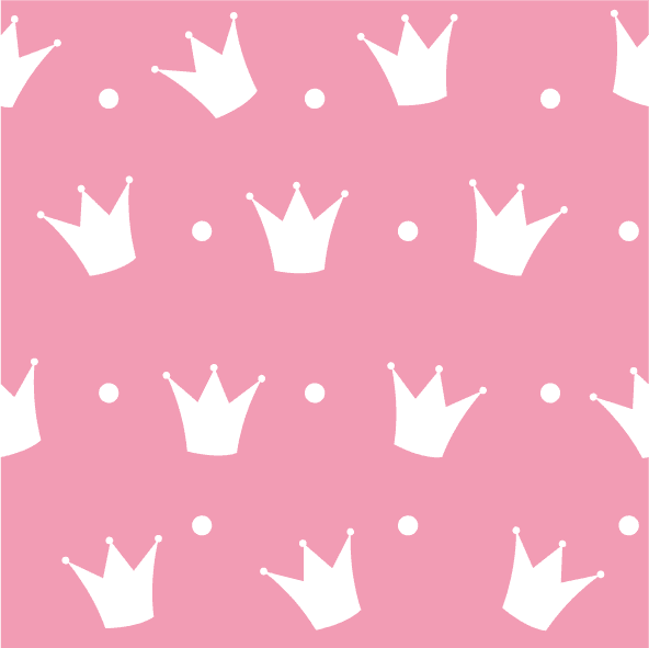 collection top seamless pattern backgrounds featuring playful crowns on a whimsical pink backdrop