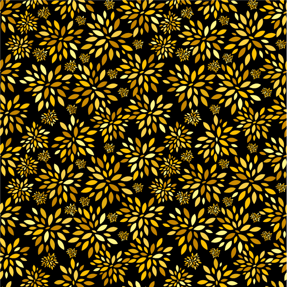 collection top seamless pattern backgrounds with vibrant floral motifs in gold tones