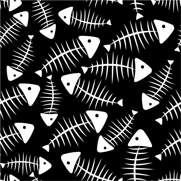 collection top seamless pattern backgrounds featuring quirky fishbone motifs for playful decor