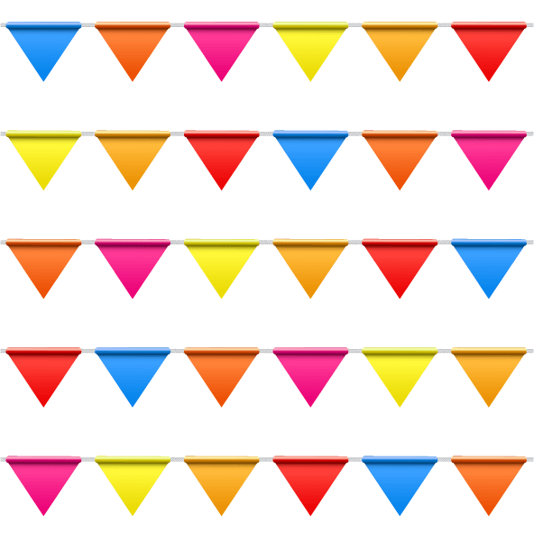 collection top seamless pattern backgrounds with colorful festive bunting for celebrations