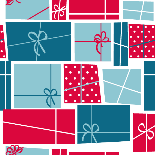 collection top seamless pattern backgrounds featuring festive gift boxes in vibrant colors