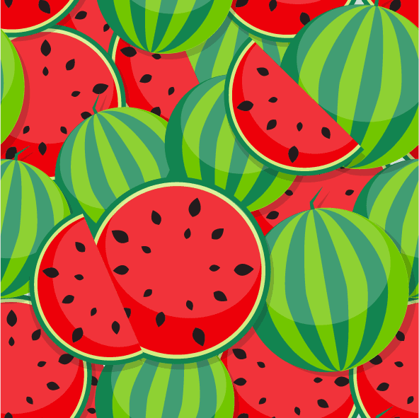 collection top seamless pattern backgrounds featuring vibrant watermelon slices and whole fruits