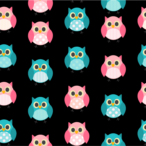 collection top seamless pattern backgrounds featuring colorful and cute owl illustrations for various projects