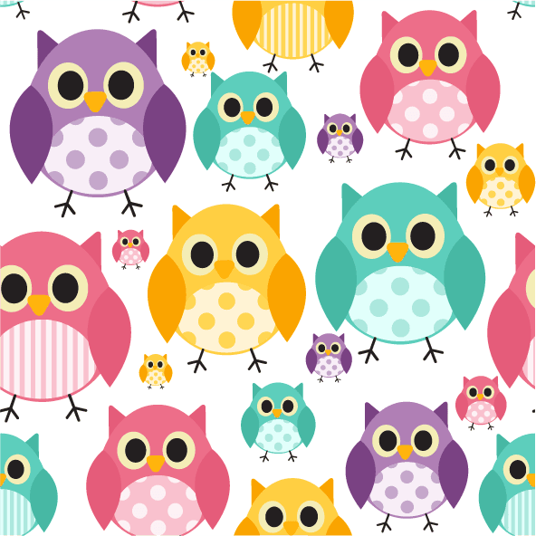 collection top seamless pattern backgrounds featuring colorful whimsical owls for playful designs