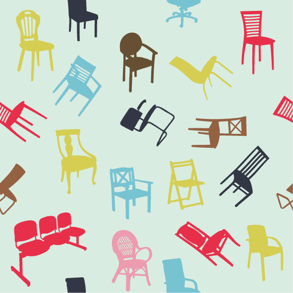 collection top seamless pattern backgrounds featuring colorful chairs for creative projects