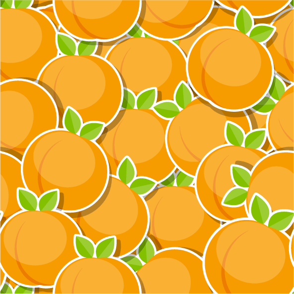 collection top seamless pattern backgrounds featuring vibrant oranges and lush green leaves