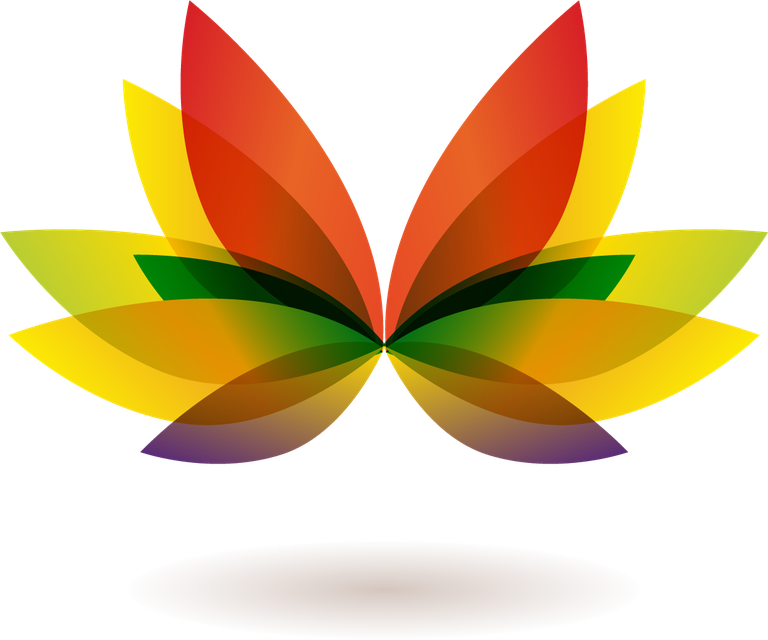 colorful abstract logo element for wellness brands and modern businesses showcasing vibrant creativity