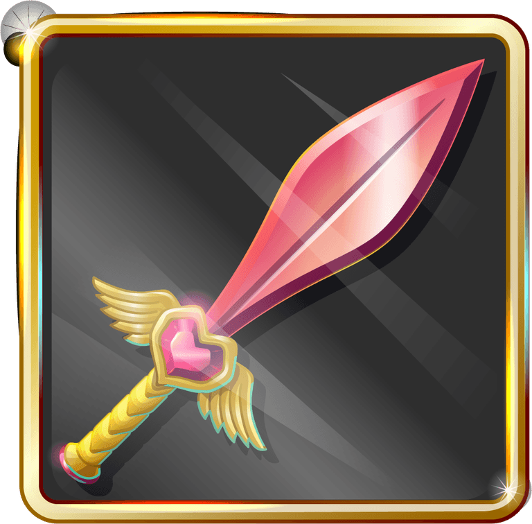 colorful cartoon medieval weapons collection