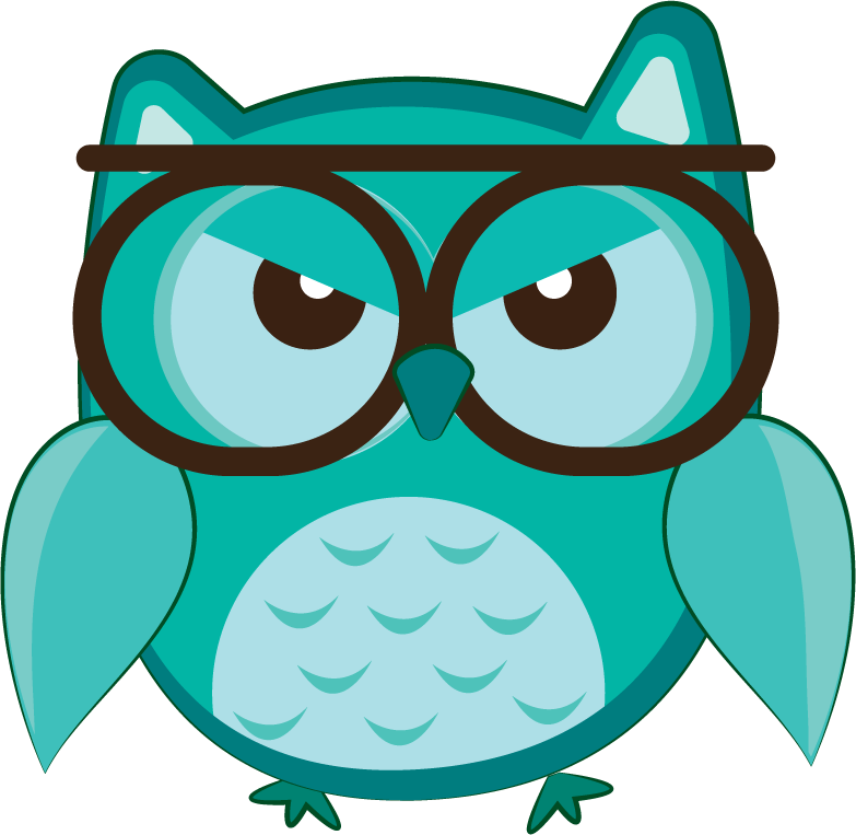 colorful cartoon owl characters