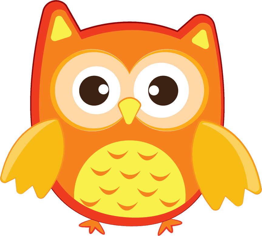 colorful cartoon owl characters