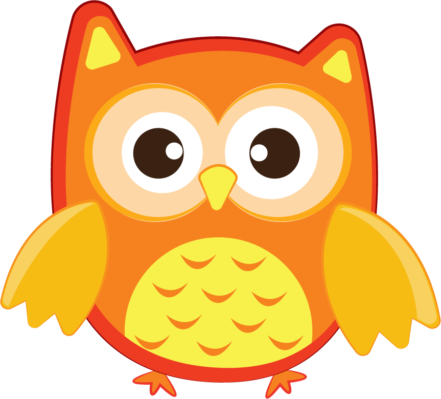 colorful cartoon owl characters