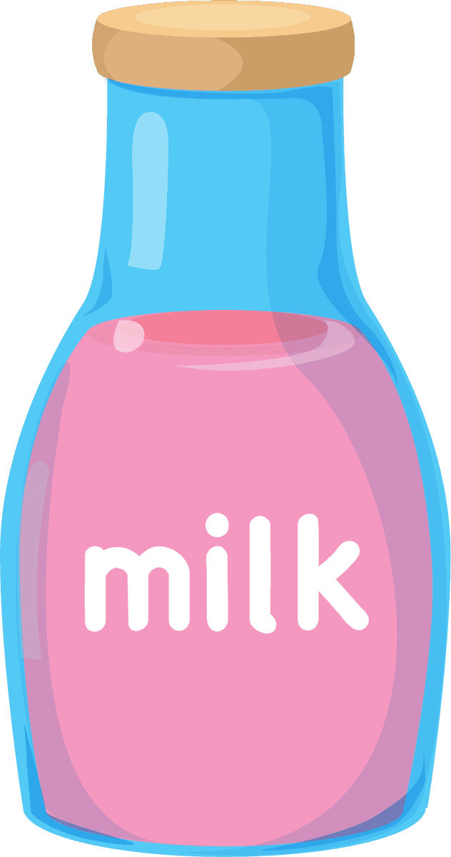 colorful drink bottle illustration with playful design and vibrant colors for creative projects