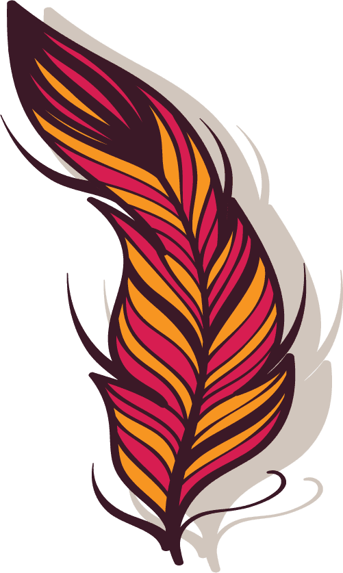 colorful feathers group of feather feather vector