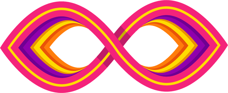 colorful infinity symbol collection