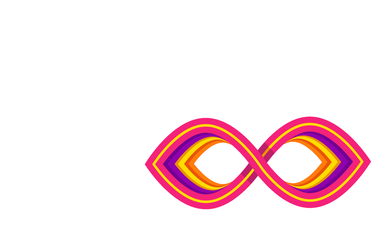 colorful infinity symbol collection for creative projects and modern branding needs