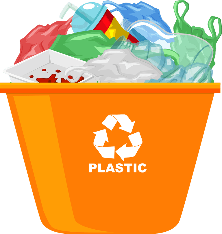 colorful recycle bins with recycle symbol isolated white background