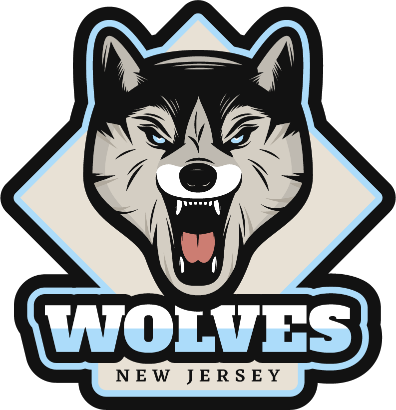 colorful wild animals badge set featuring fierce wolves and playful designs for sports teams