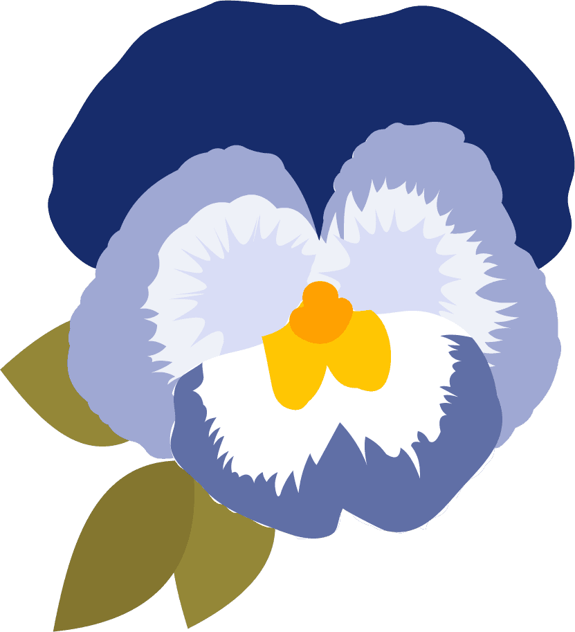 colourful pansies in ai eps and svg formats hope you enjoy
