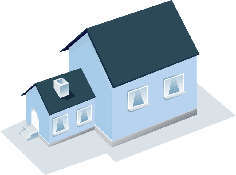 Isometric traffic with houses and cars
