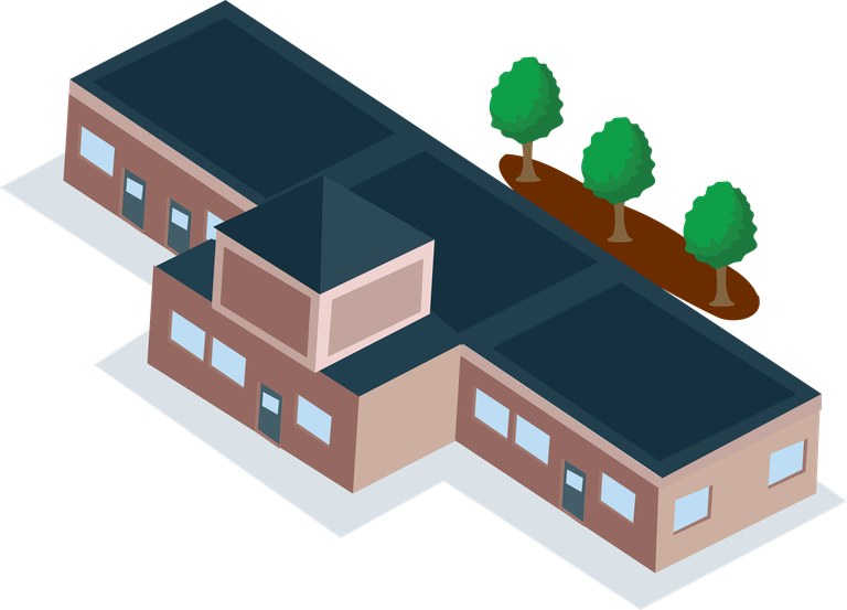 Isometric traffic with houses and cars