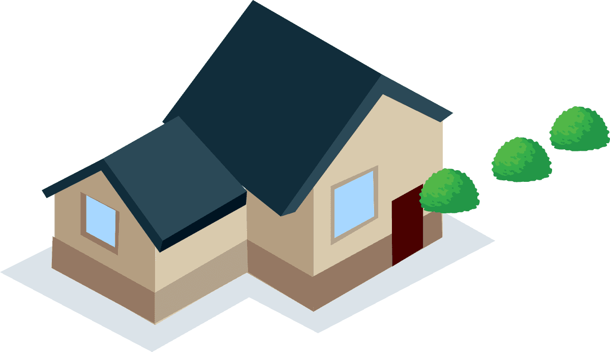 Isometric traffic with houses and cars