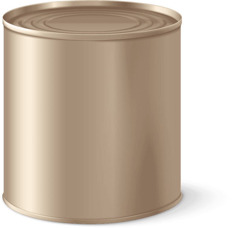 condensed milk cans metal tin realistic condensed milk can d white