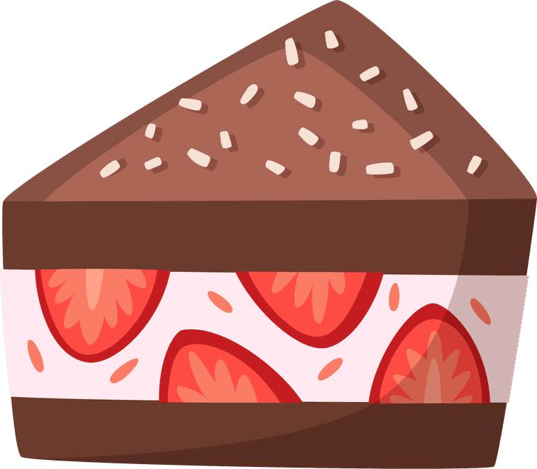 confectionery sweets fruit chocolate desserts illustration