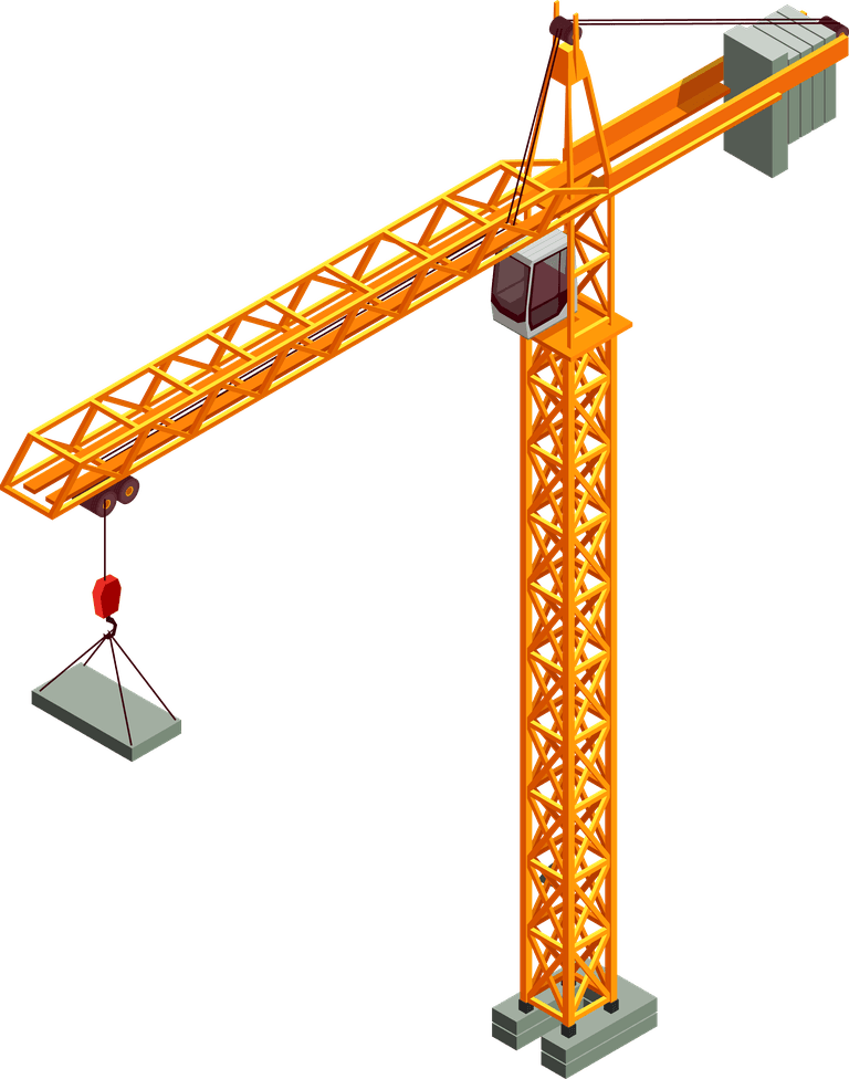 construction machinery isometric construction machines for efficient building operations and site management