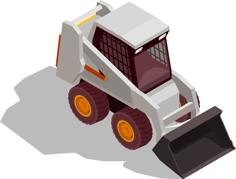 construction machinery isometric construction machines for efficient site operations and heavy lifting