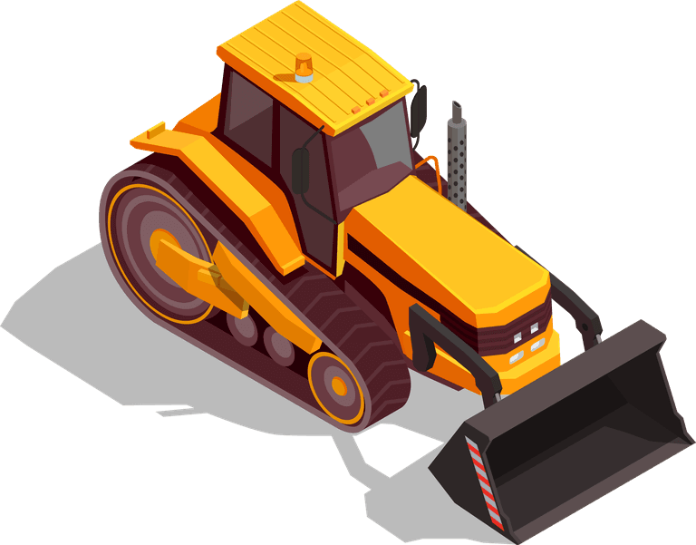 construction machinery isometric construction machines for efficient earth moving and site preparation