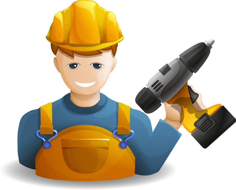construction remodeling work isometric icons