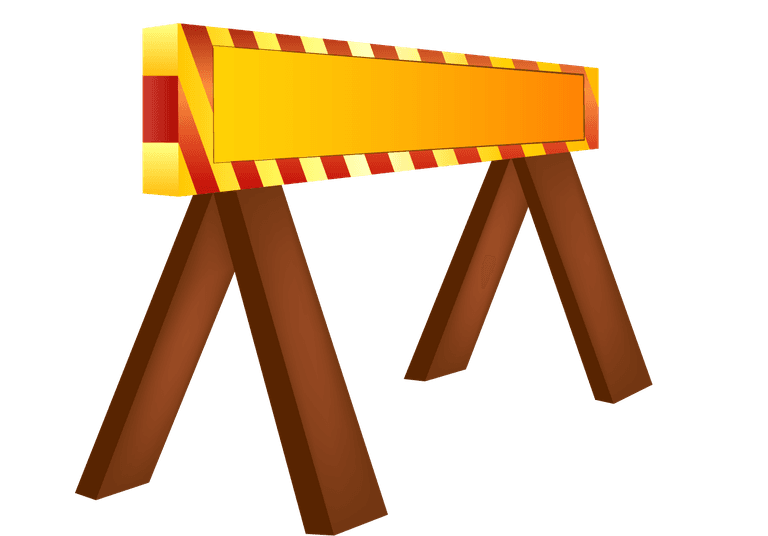 construction site barrier under construction