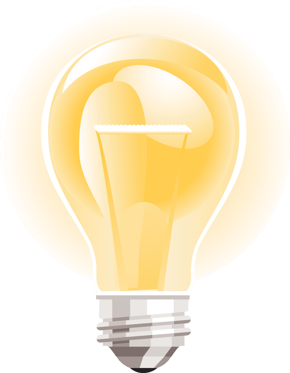 construction site theme icon vector featuring a glowing light bulb for efficiency and safety