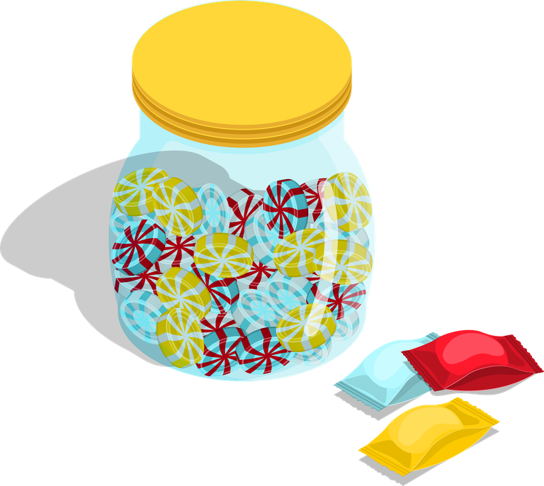 cookie box confectionery packaging set with colorful candies for festive occasions