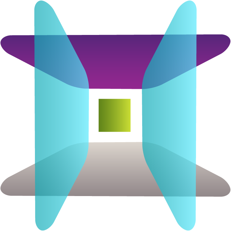 corporate logo with various shapes for branding and modern business identity