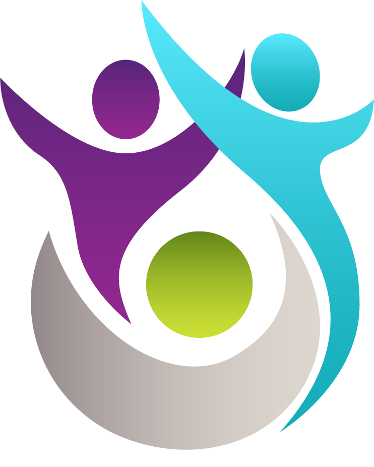 corporate logo with various shapes representing unity and community engagement for businesses
