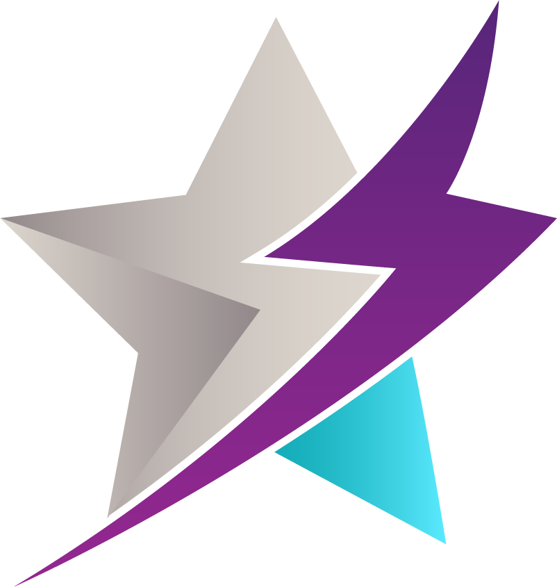 corporate logo with various shapes showcasing dynamic forms and vibrant colors for professional branding